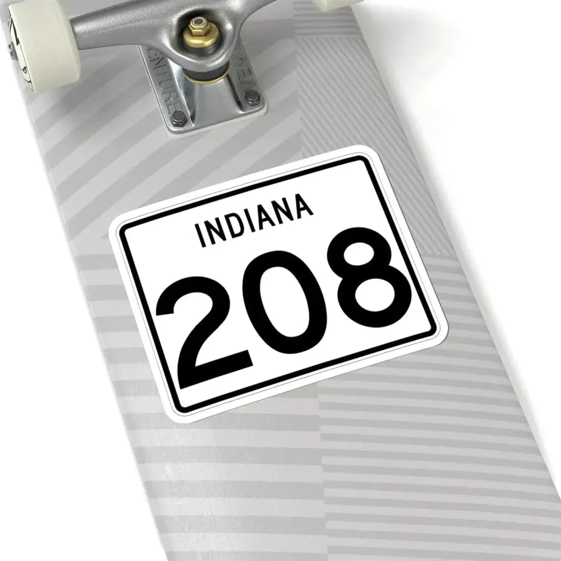 Indiana 208 (Indiana) (Road Sign) STICKER Vinyl Kiss-Cut Decal - The Sticker Space
