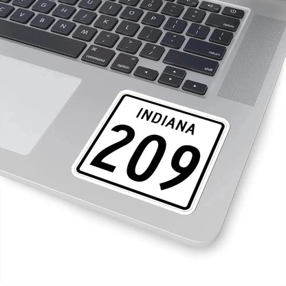 Indiana 209 1955 (Indiana) (Road Sign) STICKER Vinyl Kiss-Cut Decal - The Sticker Space