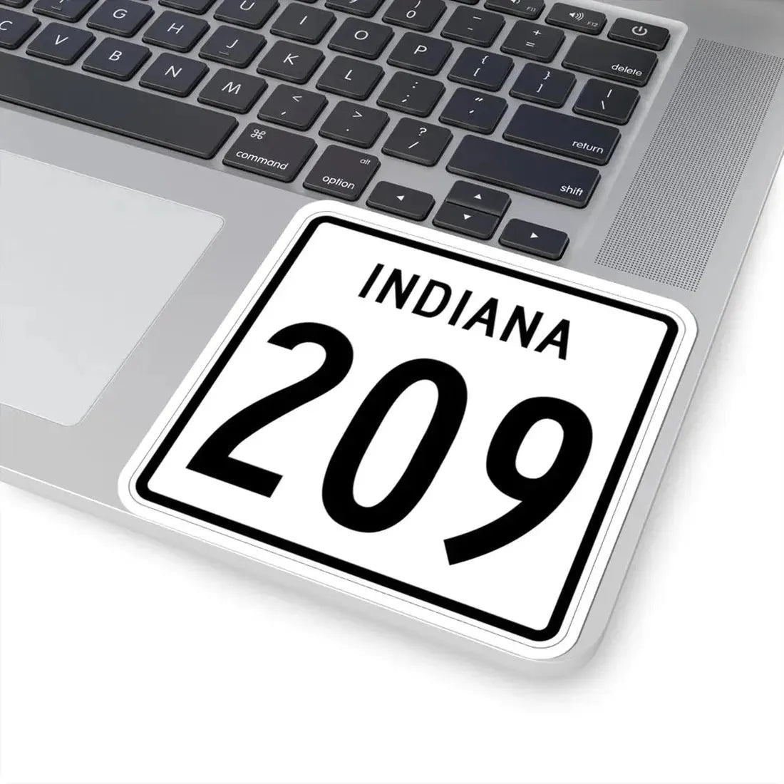 Indiana 209 1955 (Indiana) (Road Sign) STICKER Vinyl Kiss-Cut Decal - The Sticker Space