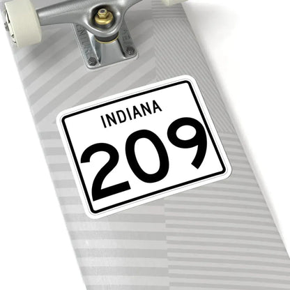 Indiana 209 (Indiana) (Road Sign) STICKER Vinyl Kiss-Cut Decal - The Sticker Space