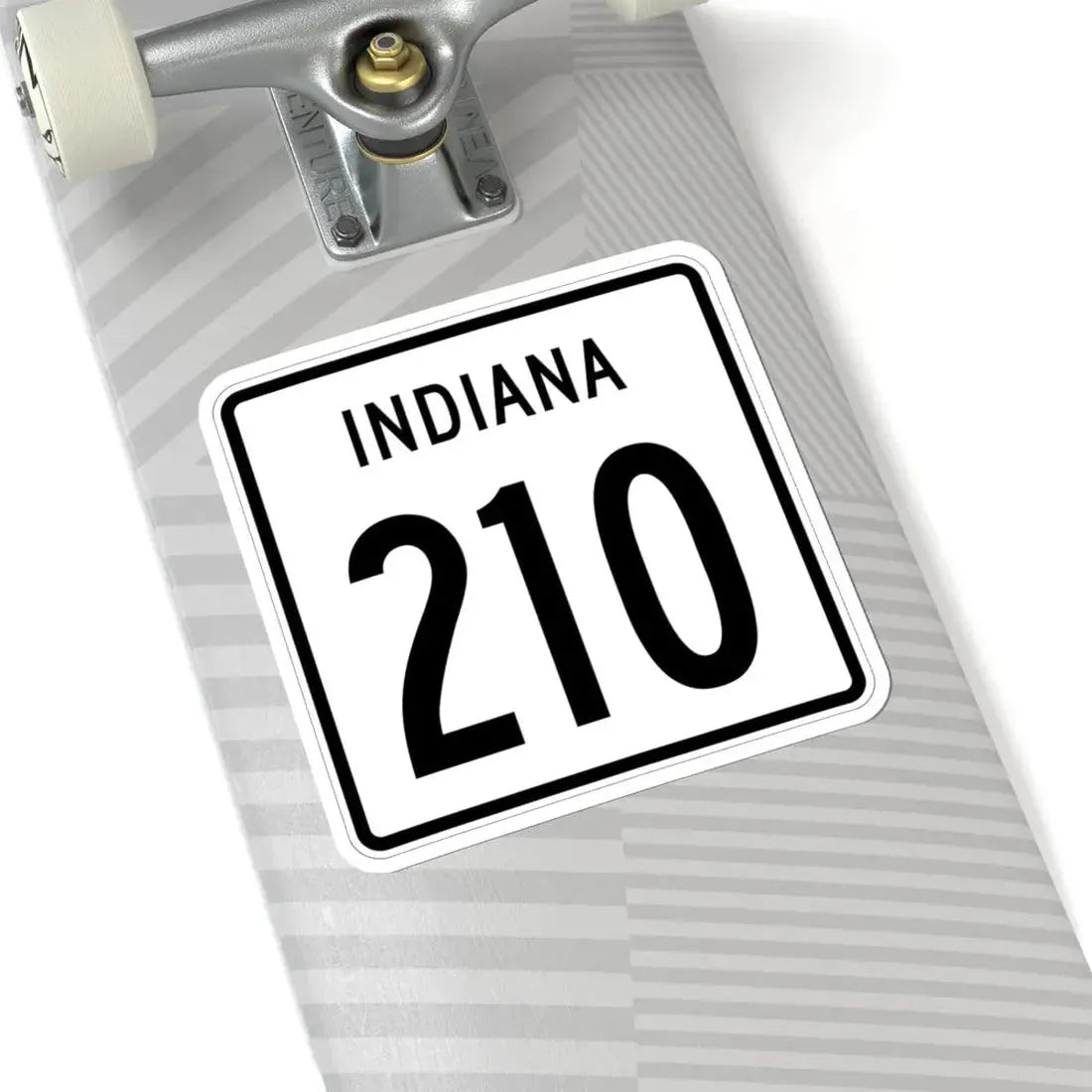 Indiana 210 1955 (Indiana) (Road Sign) STICKER Vinyl Kiss-Cut Decal - The Sticker Space