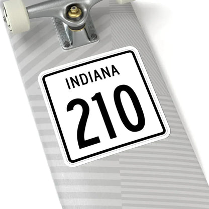 Indiana 210 1955 (Indiana) (Road Sign) STICKER Vinyl Kiss-Cut Decal - The Sticker Space