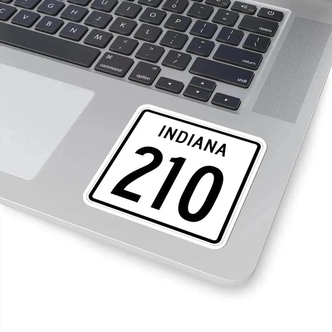 Indiana 210 1955 (Indiana) (Road Sign) STICKER Vinyl Kiss-Cut Decal - The Sticker Space