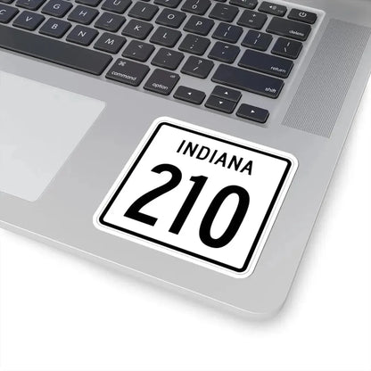 Indiana 210 1955 (Indiana) (Road Sign) STICKER Vinyl Kiss-Cut Decal - The Sticker Space