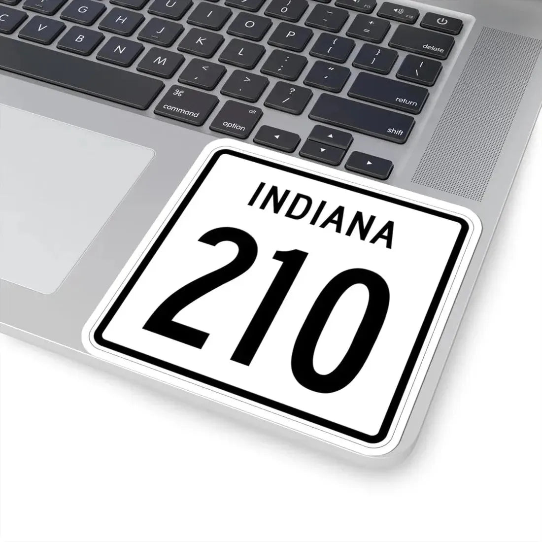 Indiana 210 1955 (Indiana) (Road Sign) STICKER Vinyl Kiss-Cut Decal - The Sticker Space