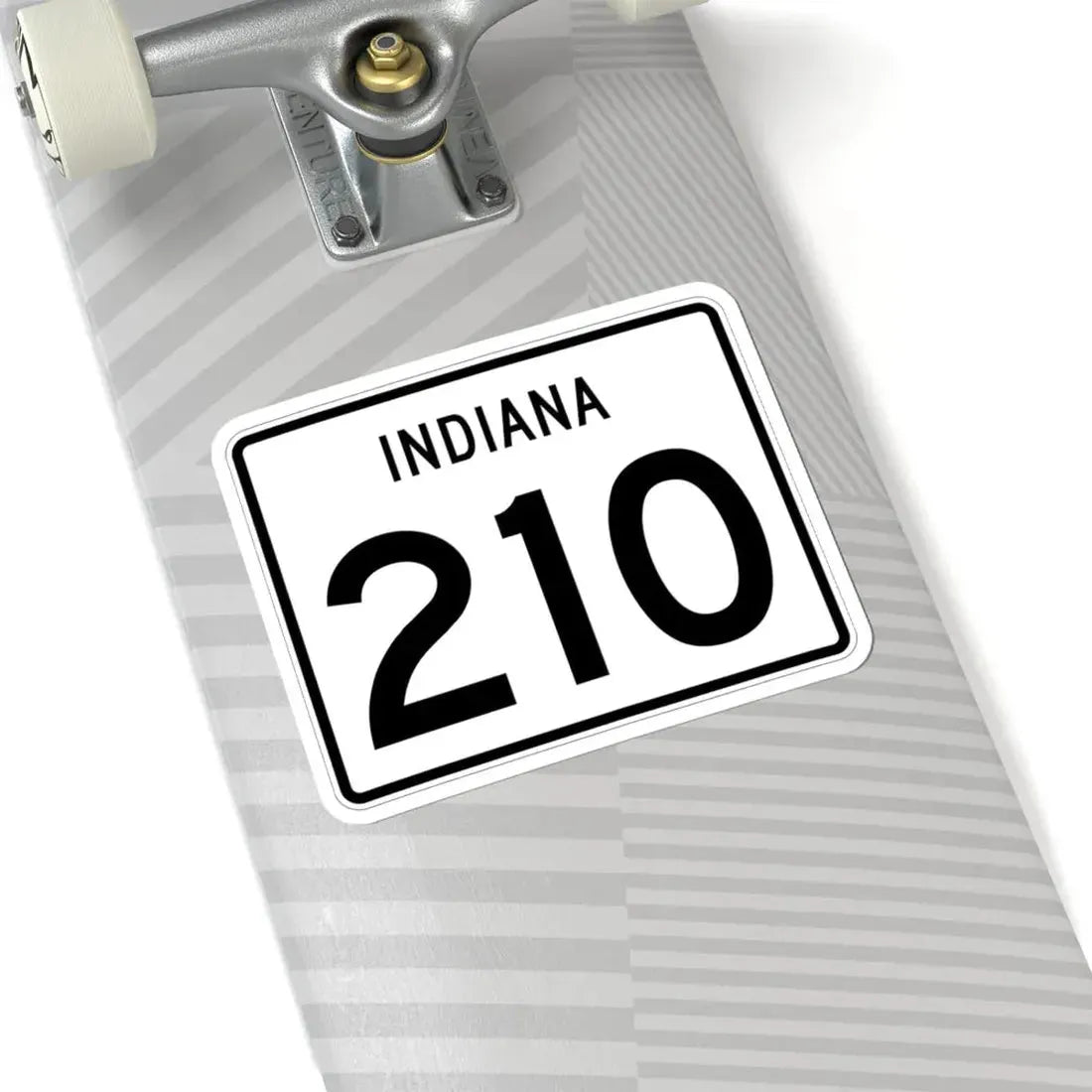 Indiana 210 (Indiana) (Road Sign) STICKER Vinyl Kiss-Cut Decal - The Sticker Space