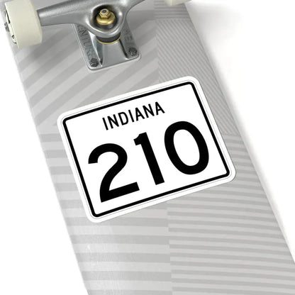 Indiana 210 (Indiana) (Road Sign) STICKER Vinyl Kiss-Cut Decal - The Sticker Space
