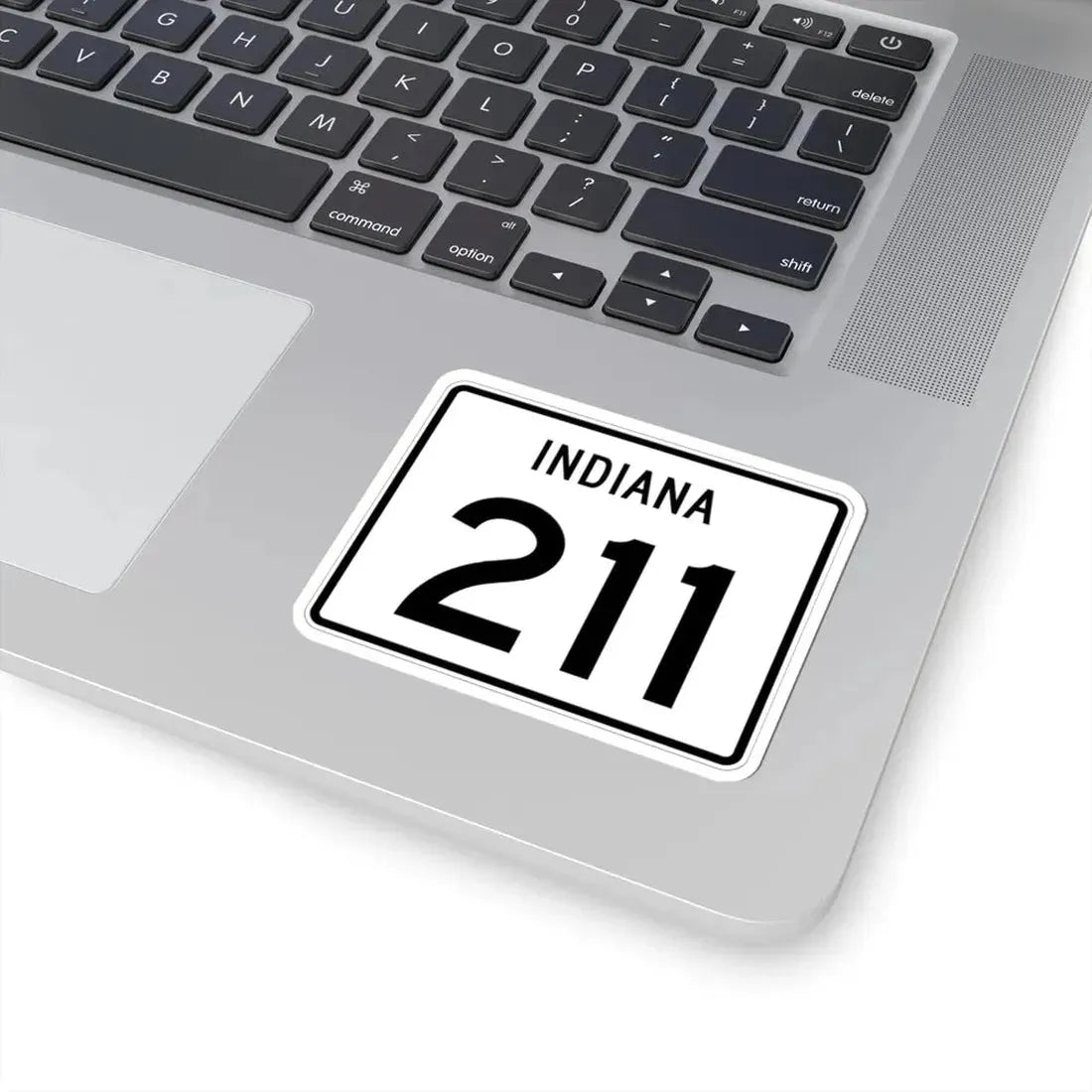 Indiana 211 (Indiana) (Road Sign) STICKER Vinyl Kiss-Cut Decal - The Sticker Space