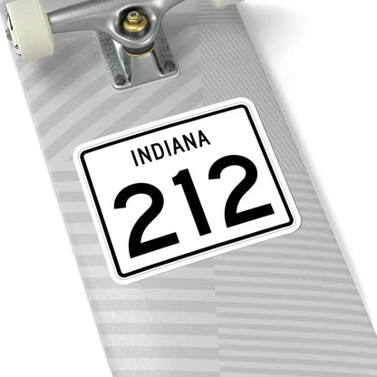 Indiana 212 (Indiana) (Road Sign) STICKER Vinyl Kiss-Cut Decal - The Sticker Space