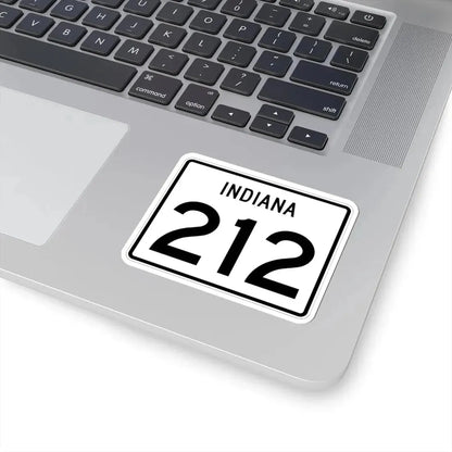 Indiana 212 (Indiana) (Road Sign) STICKER Vinyl Kiss-Cut Decal - The Sticker Space
