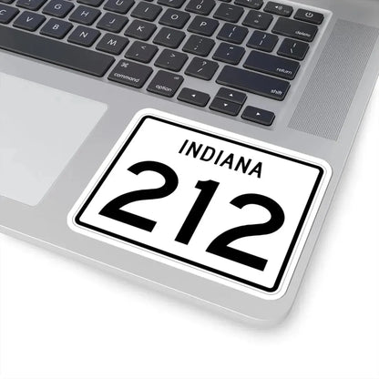 Indiana 212 (Indiana) (Road Sign) STICKER Vinyl Kiss-Cut Decal - The Sticker Space