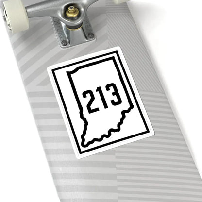 Indiana 213 1926 (Indiana) (Road Sign) STICKER Vinyl Kiss-Cut Decal - The Sticker Space