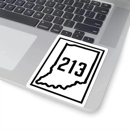 Indiana 213 1926 (Indiana) (Road Sign) STICKER Vinyl Kiss-Cut Decal - The Sticker Space