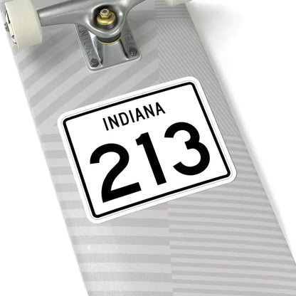 Indiana 213 (Indiana) (Road Sign) STICKER Vinyl Kiss-Cut Decal - The Sticker Space