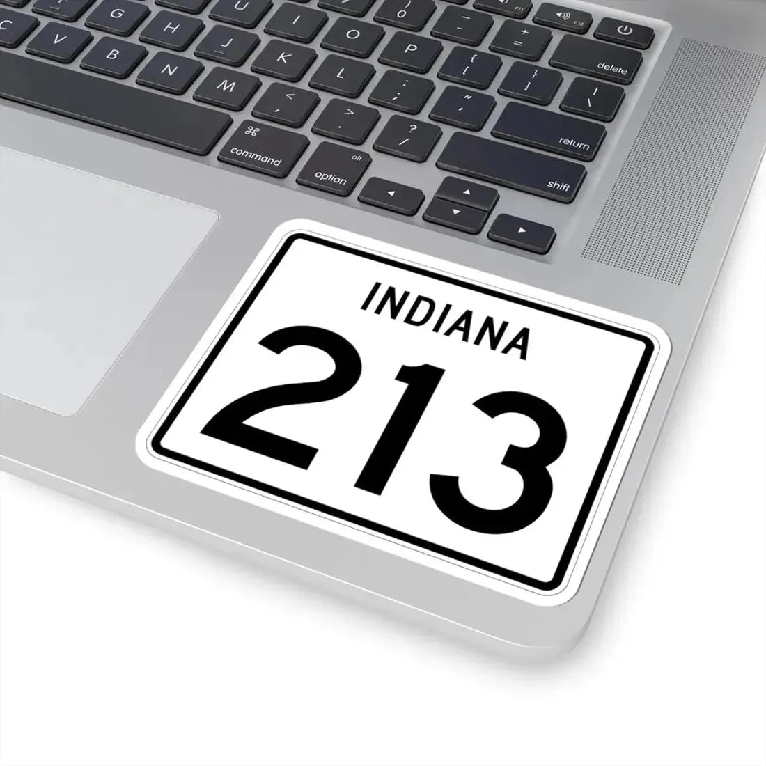 Indiana 213 (Indiana) (Road Sign) STICKER Vinyl Kiss-Cut Decal - The Sticker Space