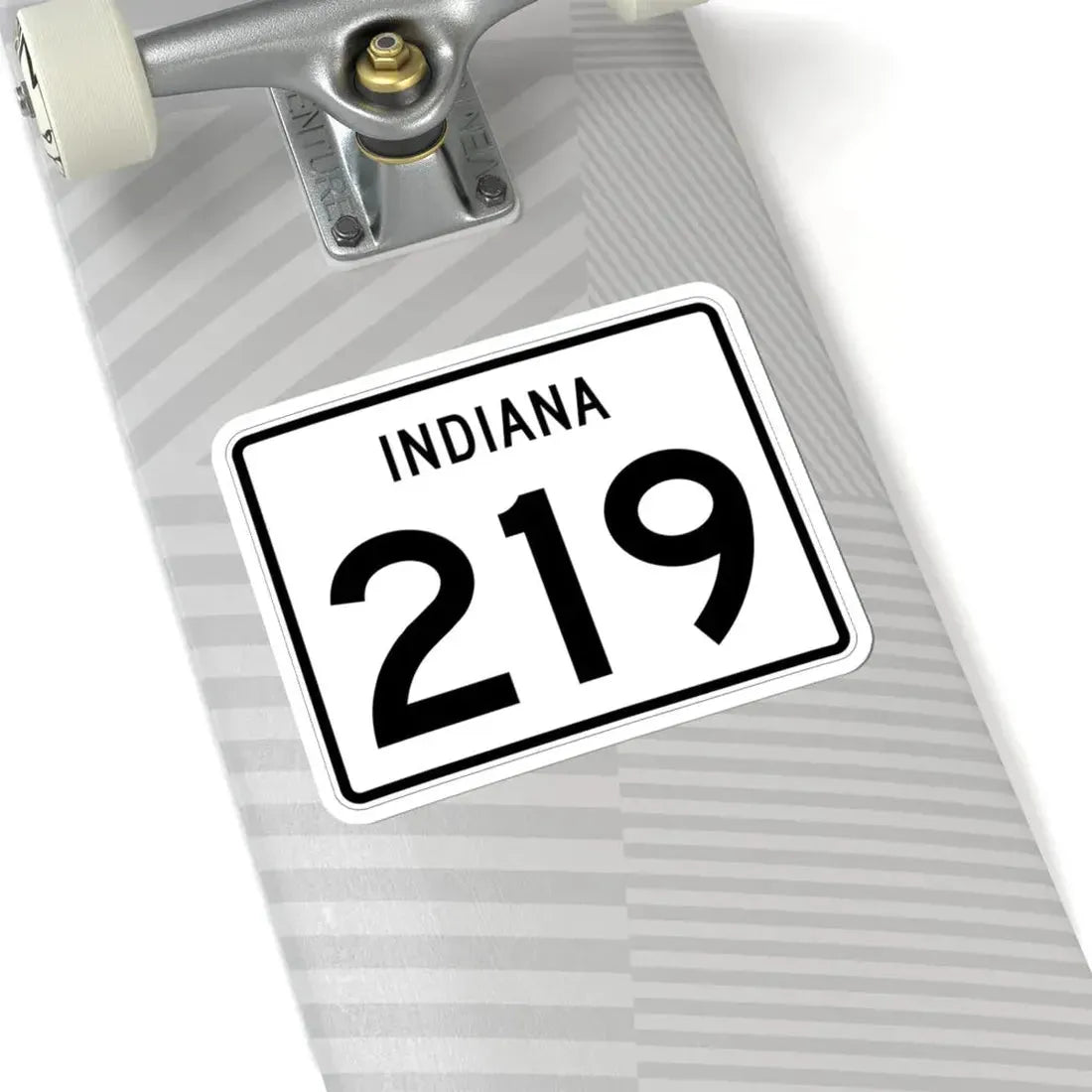 Indiana 219 (Indiana) (Road Sign) STICKER Vinyl Kiss-Cut Decal - The Sticker Space