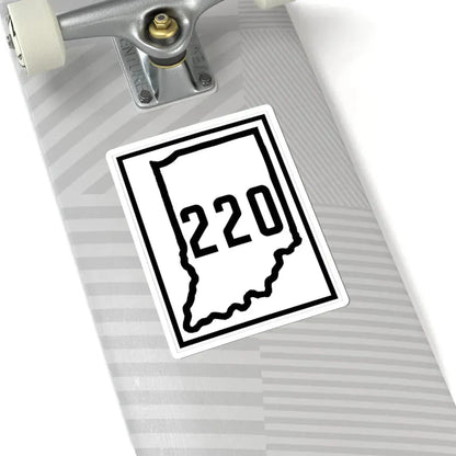 Indiana 220 1926 (Indiana) (Road Sign) STICKER Vinyl Kiss-Cut Decal - The Sticker Space