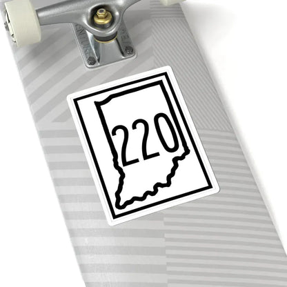 Indiana 220 1948 (Indiana) (Road Sign) STICKER Vinyl Kiss-Cut Decal - The Sticker Space