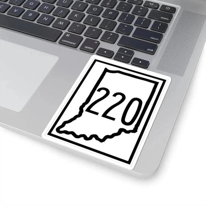 Indiana 220 1948 (Indiana) (Road Sign) STICKER Vinyl Kiss-Cut Decal - The Sticker Space