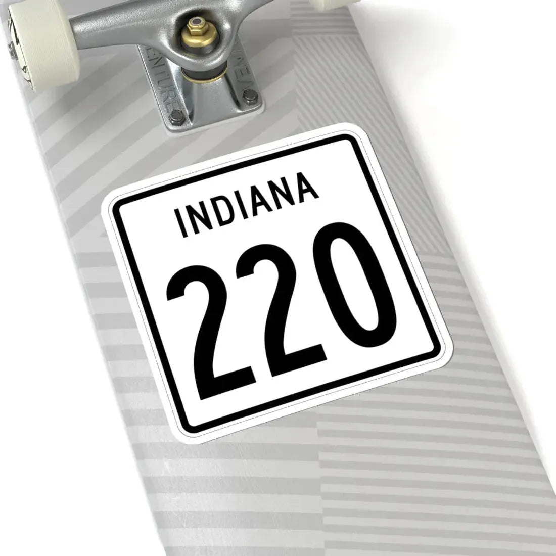 Indiana 220 1955 (Indiana) (Road Sign) STICKER Vinyl Kiss-Cut Decal - The Sticker Space