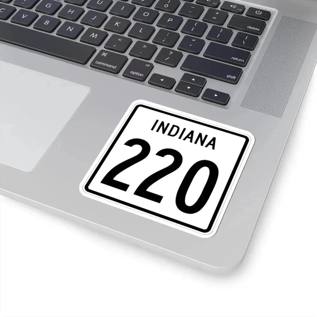Indiana 220 1955 (Indiana) (Road Sign) STICKER Vinyl Kiss-Cut Decal - The Sticker Space