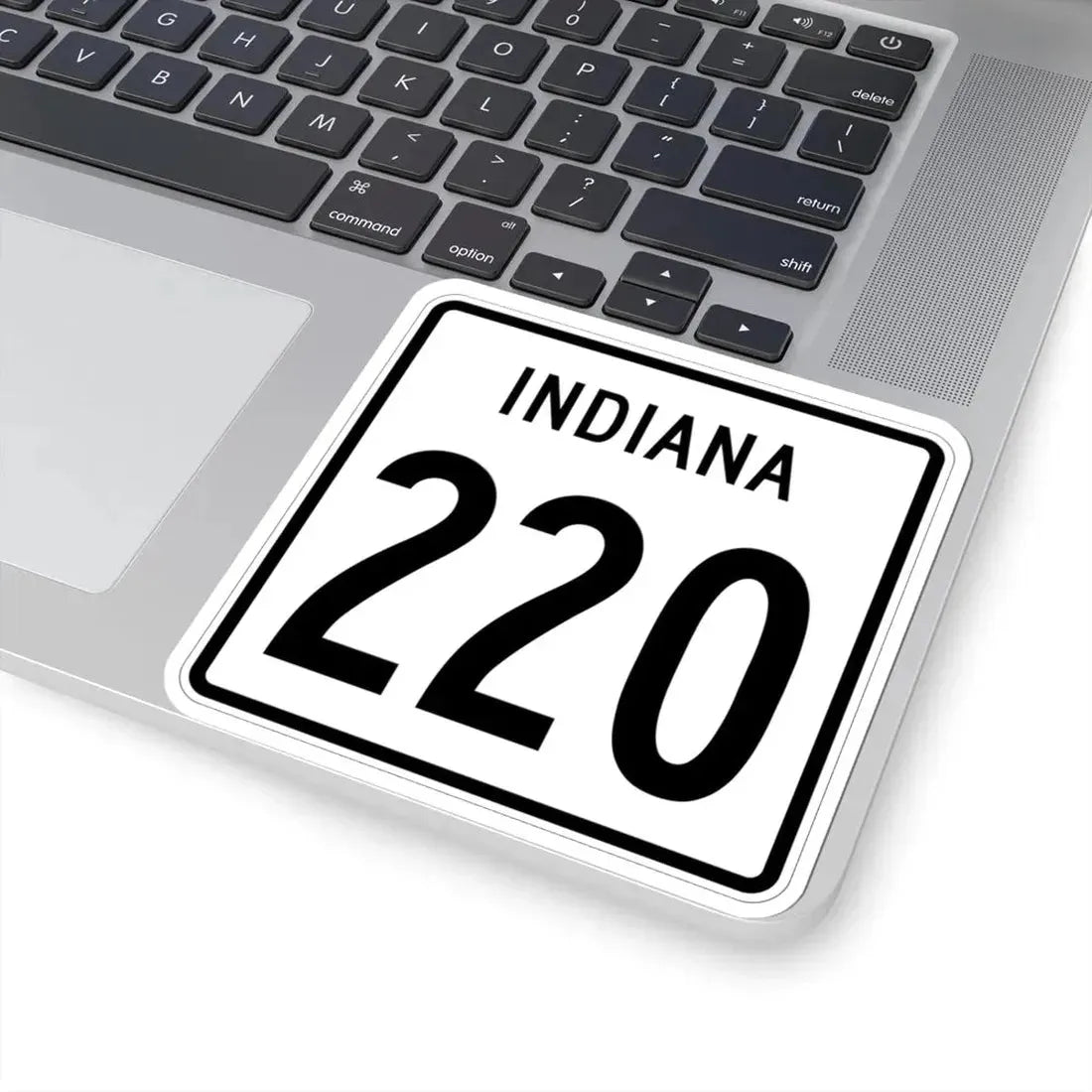 Indiana 220 1955 (Indiana) (Road Sign) STICKER Vinyl Kiss-Cut Decal - The Sticker Space