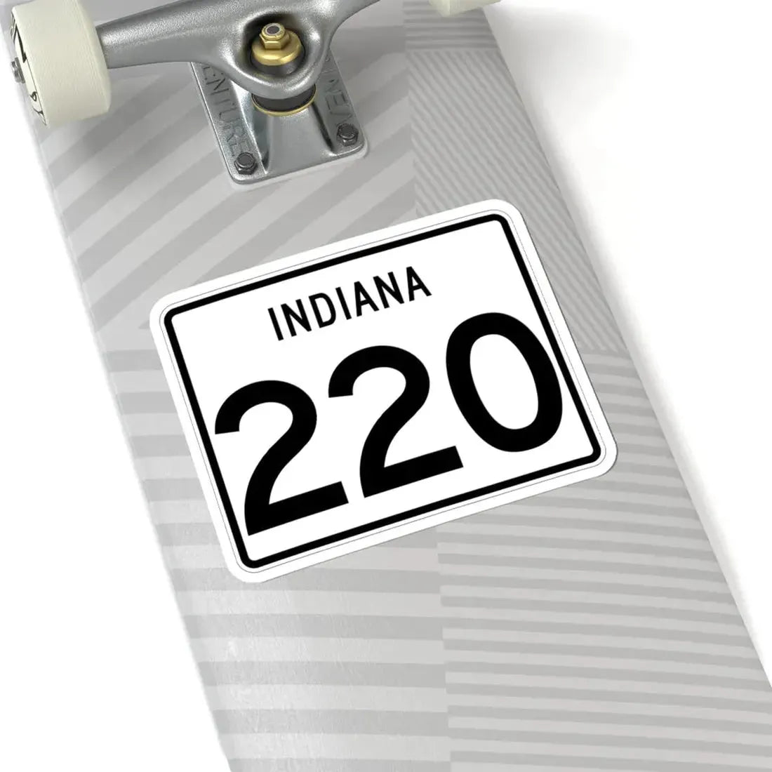 Indiana 220 (Indiana) (Road Sign) STICKER Vinyl Kiss-Cut Decal - The Sticker Space