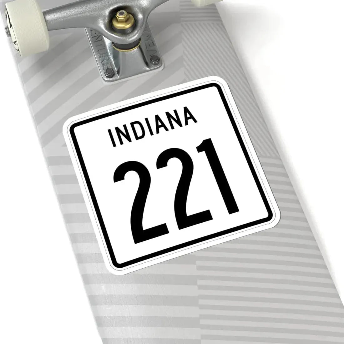 Indiana 221 1955 (Indiana) (Road Sign) STICKER Vinyl Kiss-Cut Decal - The Sticker Space