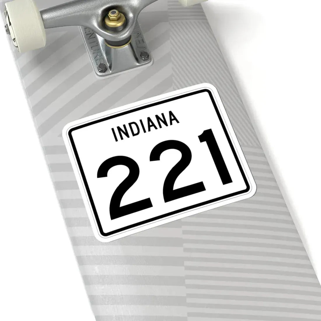 Indiana 221 (Indiana) (Road Sign) STICKER Vinyl Kiss-Cut Decal - The Sticker Space