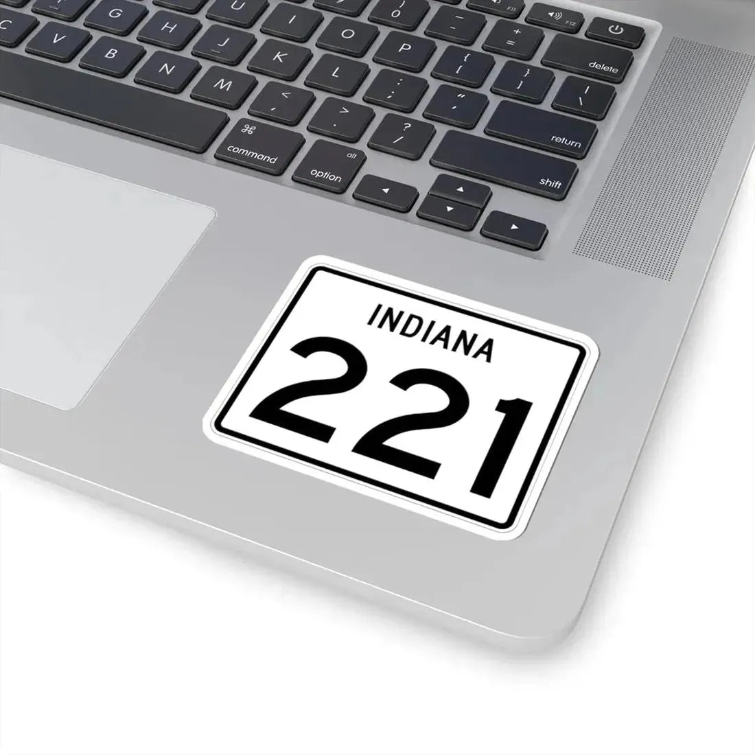 Indiana 221 (Indiana) (Road Sign) STICKER Vinyl Kiss-Cut Decal - The Sticker Space