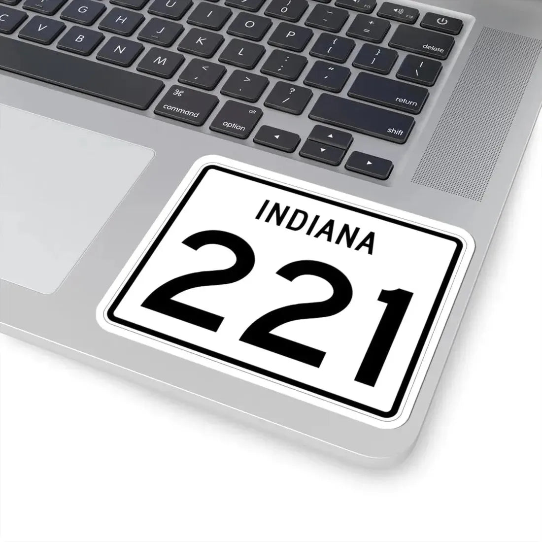 Indiana 221 (Indiana) (Road Sign) STICKER Vinyl Kiss-Cut Decal - The Sticker Space