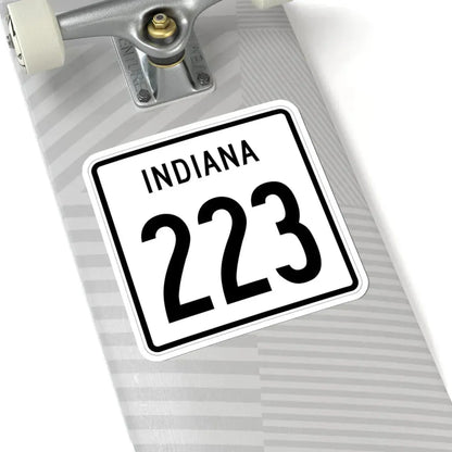 Indiana 223 1955 (Indiana) (Road Sign) STICKER Vinyl Kiss-Cut Decal - The Sticker Space