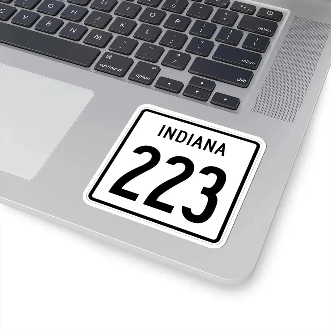 Indiana 223 1955 (Indiana) (Road Sign) STICKER Vinyl Kiss-Cut Decal - The Sticker Space