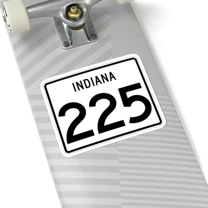 Indiana 225 (Indiana) (Road Sign) STICKER Vinyl Kiss-Cut Decal - The Sticker Space