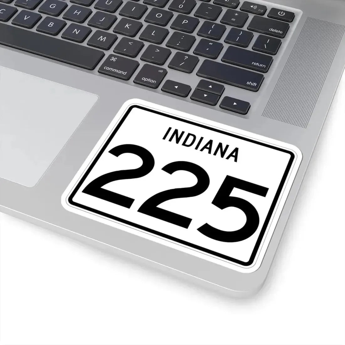 Indiana 225 (Indiana) (Road Sign) STICKER Vinyl Kiss-Cut Decal - The Sticker Space