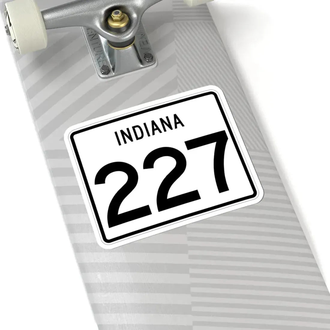 Indiana 227 (Indiana) (Road Sign) STICKER Vinyl Kiss-Cut Decal - The Sticker Space