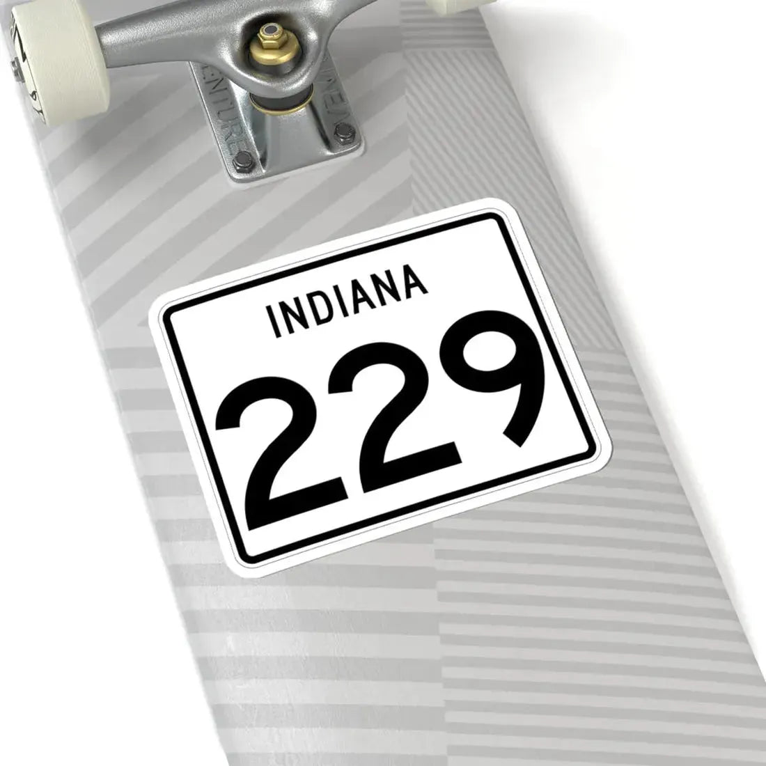Indiana 229 (Indiana) (Road Sign) STICKER Vinyl Kiss-Cut Decal - The Sticker Space