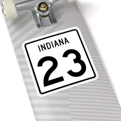 Indiana 23 (Indiana) (Road Sign) STICKER Vinyl Kiss-Cut Decal - The Sticker Space