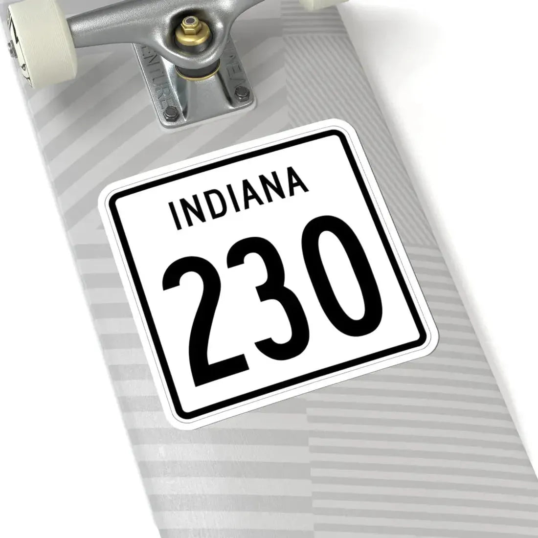 Indiana 230 1955 (Indiana) (Road Sign) STICKER Vinyl Kiss-Cut Decal - The Sticker Space