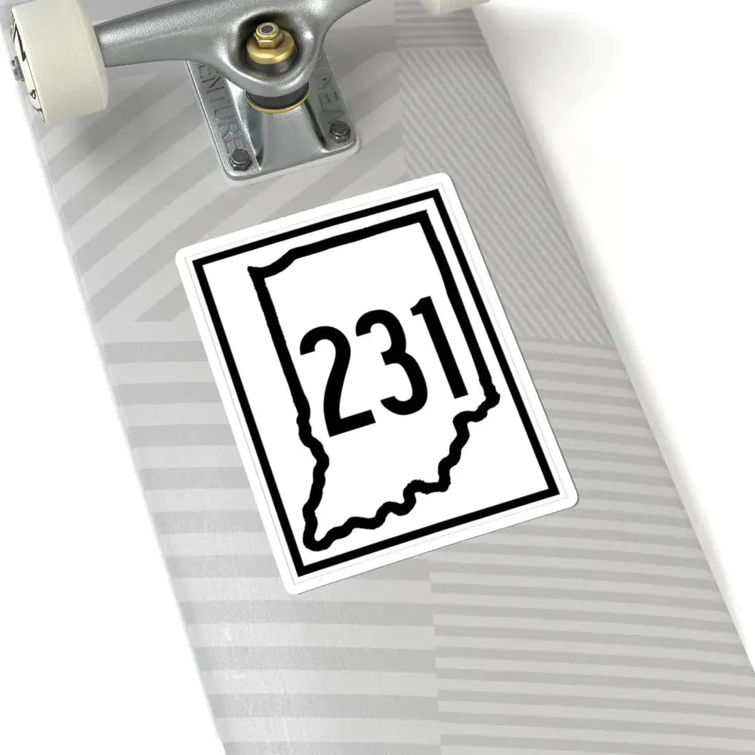 Indiana 231 1948 (Indiana) (Road Sign) STICKER Vinyl Kiss-Cut Decal - The Sticker Space