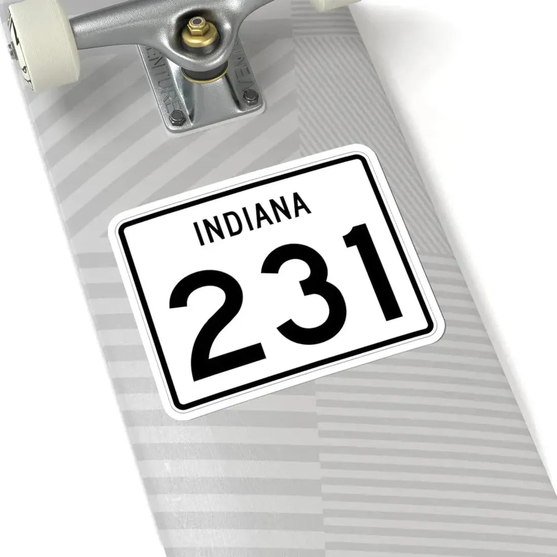 Indiana 231 (Indiana) (Road Sign) STICKER Vinyl Kiss-Cut Decal - The Sticker Space