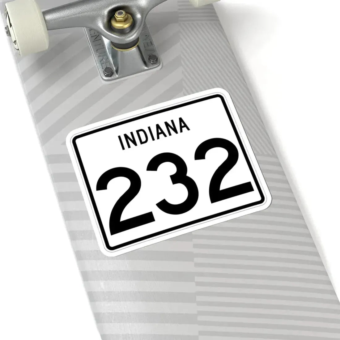 Indiana 232 (Indiana) (Road Sign) STICKER Vinyl Kiss-Cut Decal - The Sticker Space