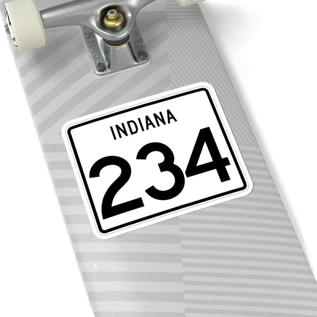 Indiana 234 (Indiana) (Road Sign) STICKER Vinyl Kiss-Cut Decal - The Sticker Space