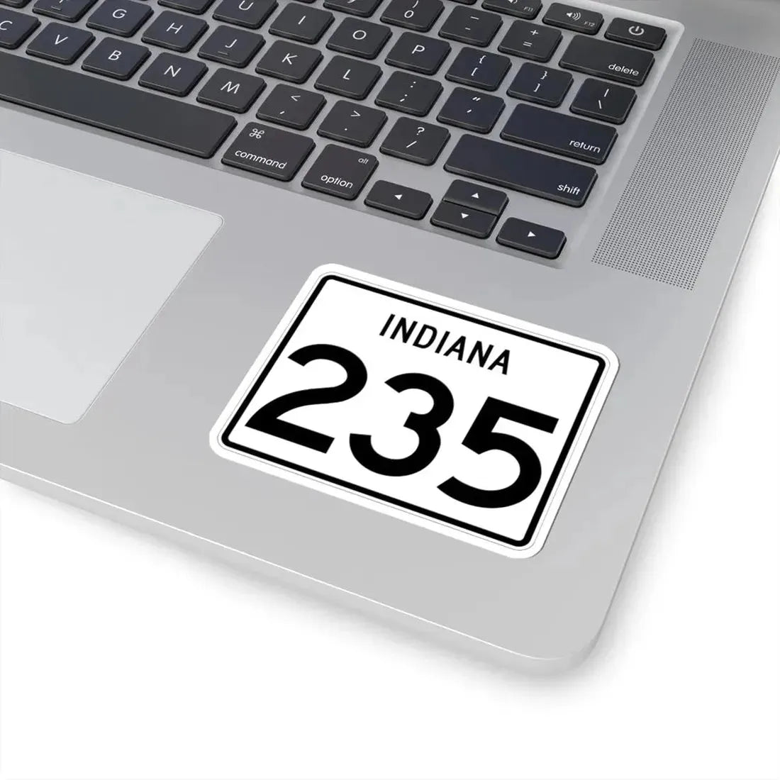 Indiana 235 (Indiana) (Road Sign) STICKER Vinyl Kiss-Cut Decal - The Sticker Space