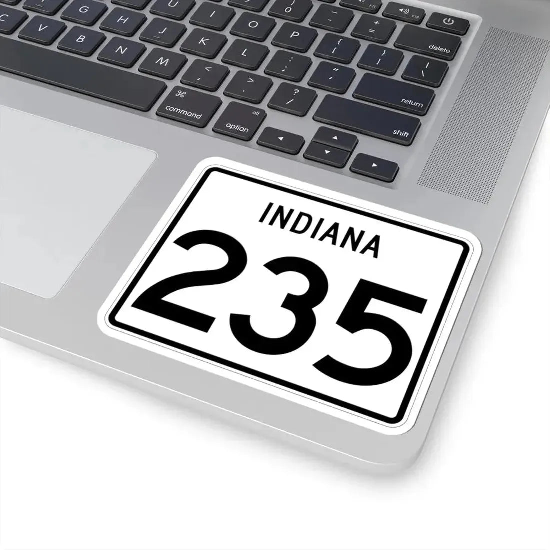 Indiana 235 (Indiana) (Road Sign) STICKER Vinyl Kiss-Cut Decal - The Sticker Space