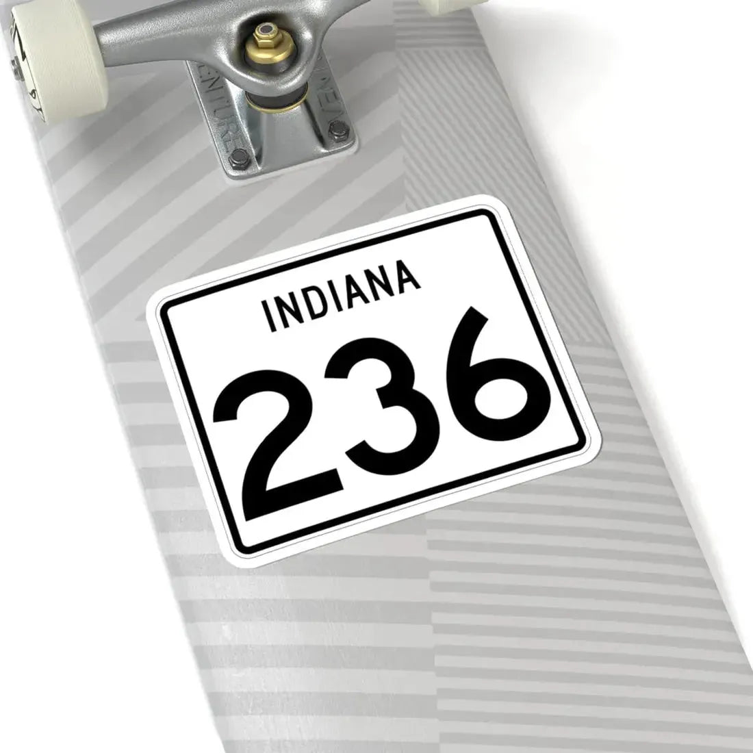 Indiana 236 (Indiana) (Road Sign) STICKER Vinyl Kiss-Cut Decal - The Sticker Space