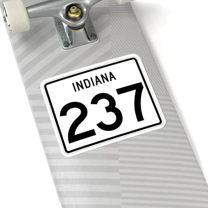 Indiana 237 (Indiana) (Road Sign) STICKER Vinyl Kiss-Cut Decal - The Sticker Space