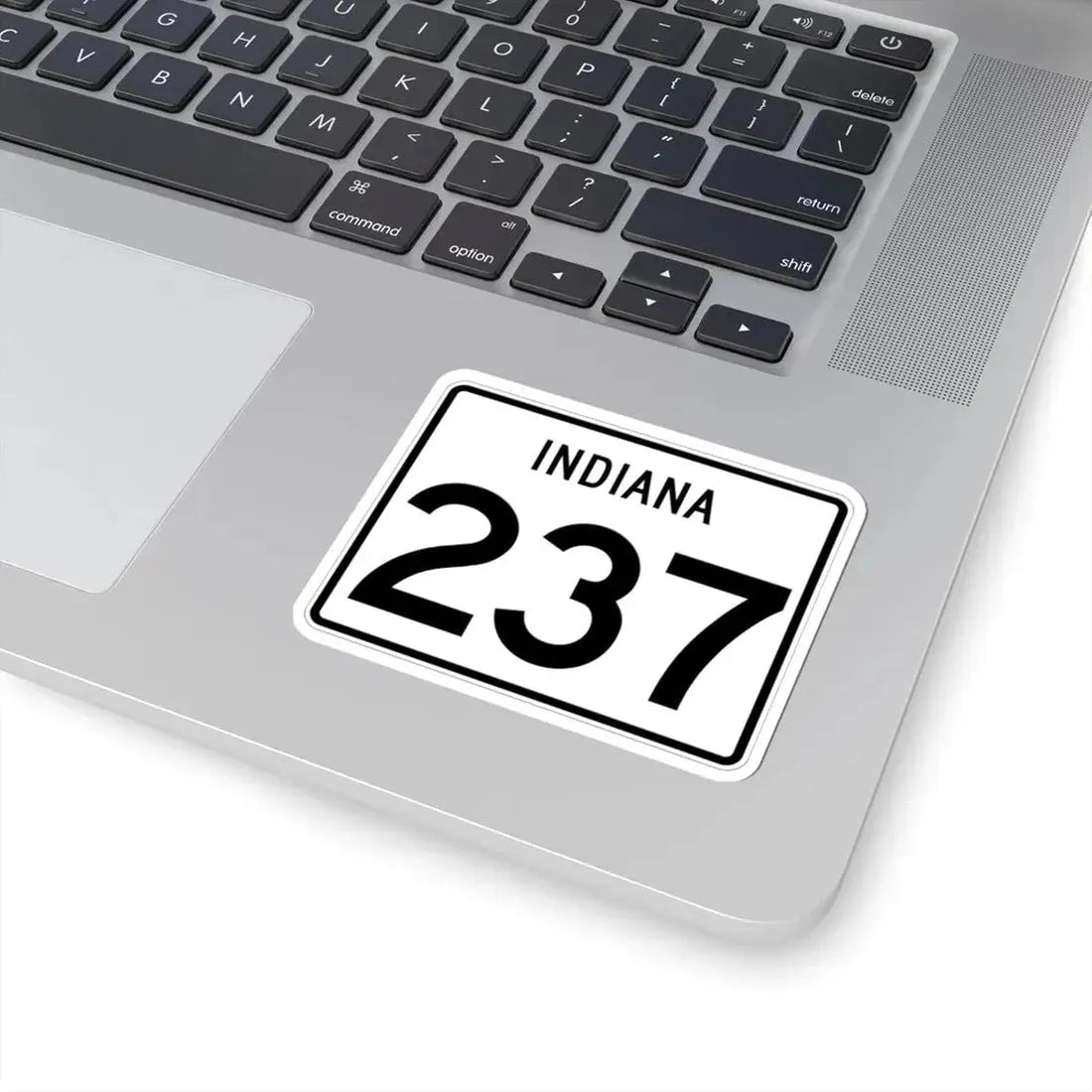 Indiana 237 (Indiana) (Road Sign) STICKER Vinyl Kiss-Cut Decal - The Sticker Space
