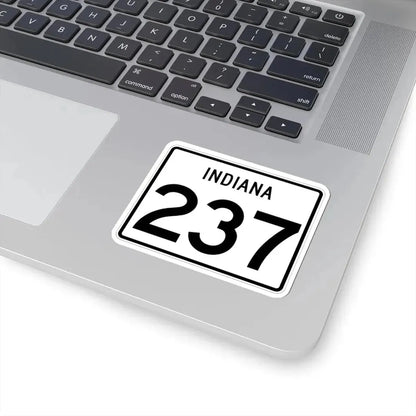 Indiana 237 (Indiana) (Road Sign) STICKER Vinyl Kiss-Cut Decal - The Sticker Space