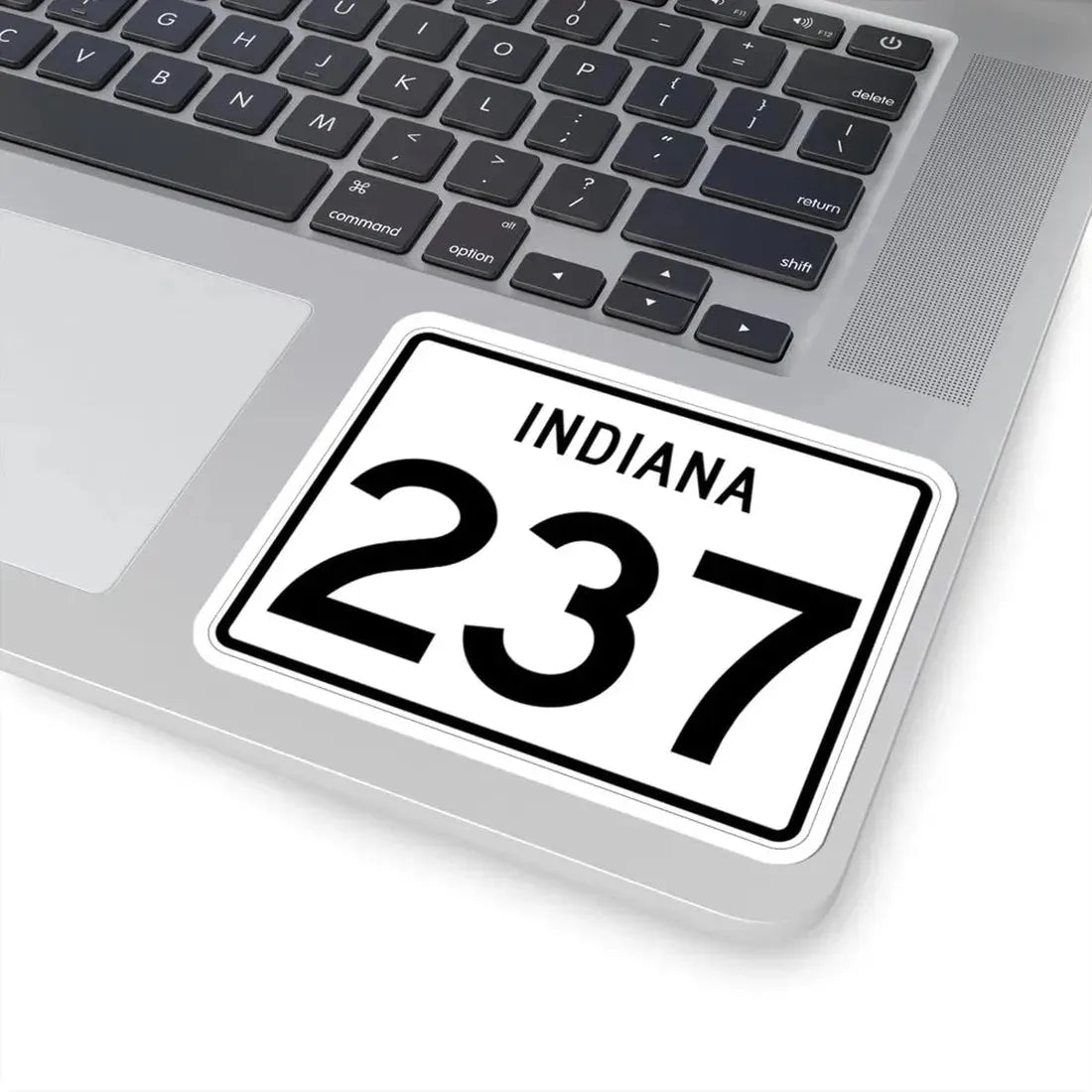 Indiana 237 (Indiana) (Road Sign) STICKER Vinyl Kiss-Cut Decal - The Sticker Space